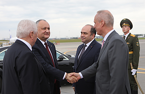 Президент Молдовы прибыл в Беларусь