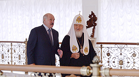 Лукашенко поздравил Патриарха Кирилла с днем тезоименитства