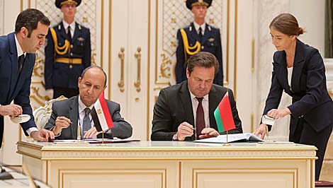 Беларусь и Египет подписали дорожную карту развития сотрудничества на 2019-2020 годы
