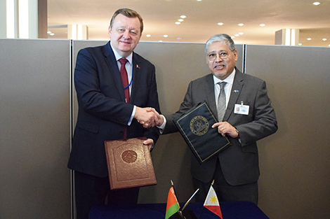 МИД Беларуси и Департамент иностранных дел Филиппин подписали в Нью-Йорке меморандум о взаимопонимании