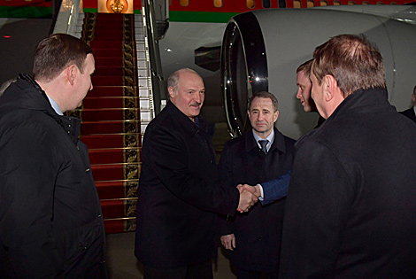 Лукашенко прибыл с рабочим визитом в Россию