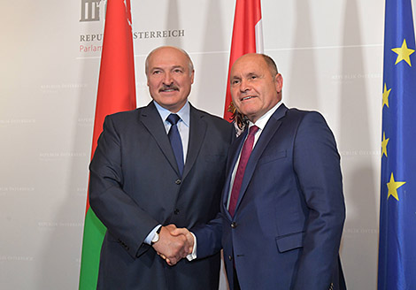 Лукашенко встретился с председателем Национального совета Австрии