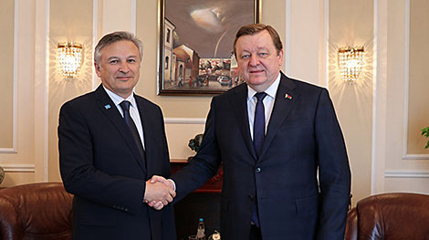 Алейник обсудил с постоянным координатором ООН в Беларуси перспективы взаимодействия с организацией