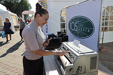 BelTA’s pavilion opened as part of Belarusian Written Language Day celebrations