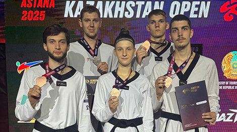 Belarus claim five medals at Kazakhstan Open G1 2025
