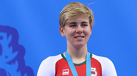 Belarus’ Hanna Tserakh claims gold at Russian Track Cycling Championship