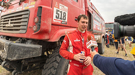 MAZ-SPORTauto’s Alexey Vishnevsky in Top 10 of Dakar Stage 1