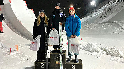 Valeria Bolmatova 3rd at FIS Freestyle Ski Aerials Europa Cup