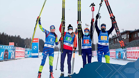 Belarus second in Oestersund women’s relay