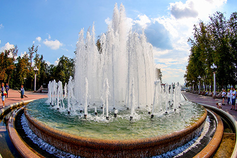 Fountain season kicks off in Minsk