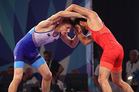 Belarus’ Vladislav Kozlov wins 97kg freestyle wrestling silver at 2nd CIS Games