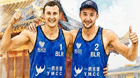 Belarusian Dziadkou and Piatrushka win Beach Pro Tour gold