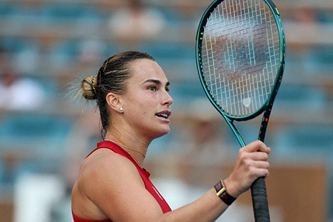 Sabalenka opens Madrid title defense with win over Stearns