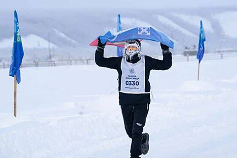 Extreme race at -42°C: Minsk police officer conquers 50km marathon in Yakutia