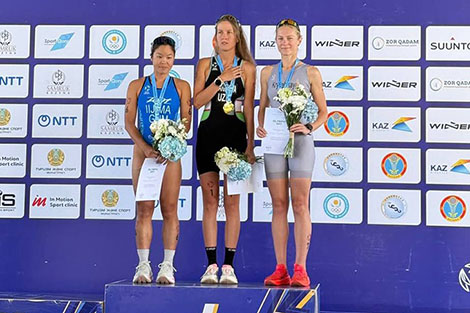 Belarus’ Sofya Kryvetskaya wins bronze at Asia Triathlon Cup Astana