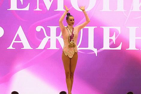 Harnasko wins 2025 Crystal Rose rhythmic gymnastics tournament in Minsk