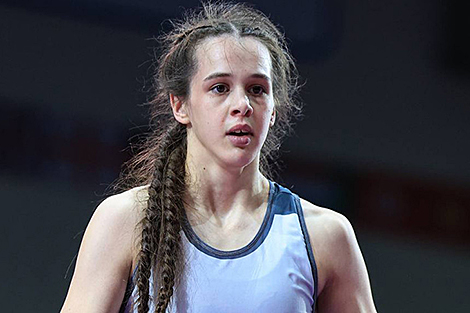 Palina Brahinets takes gold at U17 European Wrestling Championships