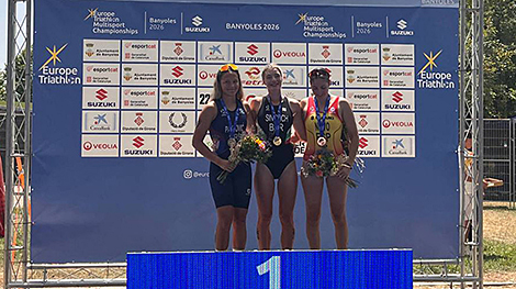 Belarus’ Sinevich becomes European youth champion in aquathlon
