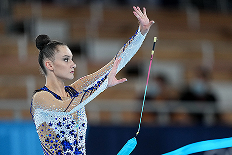 Belarusian gymnasts sweep podium at international tournament in Spain