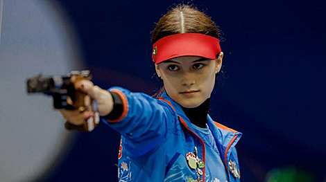 Belarus' Aliaksandra Piatrova wins silver at European Championships 10m Juniors