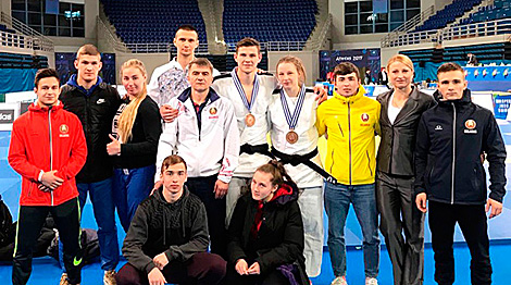 Belarusian judokas bag 5 medals at Athens Junior European Cup 2019