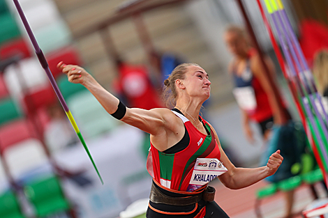 Tatsiana Khaladovich wins gold in Germany