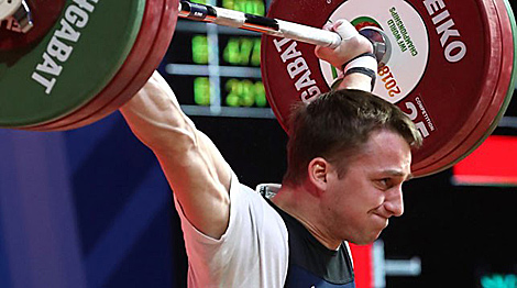 Belarus’ Vadzim Likharad wins bronze at European Weightlifting Championships