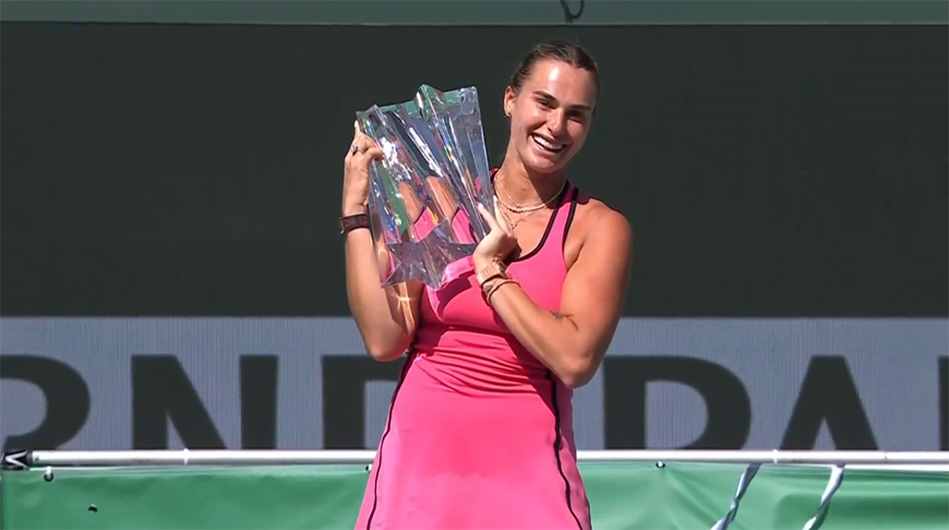 Sabalenka claims her maiden title at Indian Wells