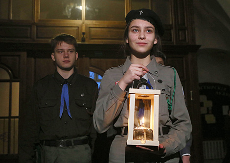 Peace Light of Bethlehem brought to Belarus