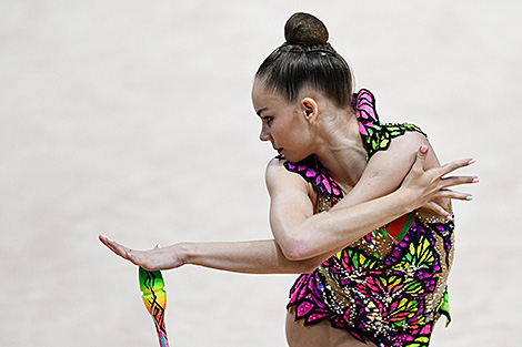 Bronze for Anastasiia Salos at 2021 Rhythmic Gymnastics World Championships