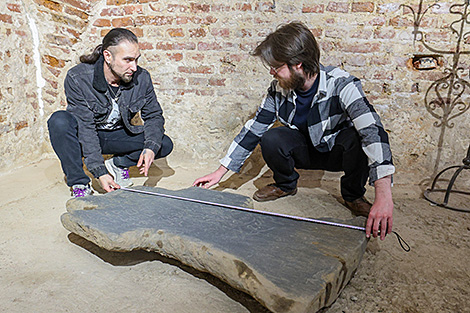 17th-century stone cross uncovered in Vitebsk District