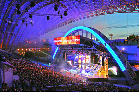 How Vitebsk welcomed anniversary Slavianski Bazaar in 2011