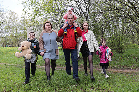 Over 122,000 large families live in Belarus