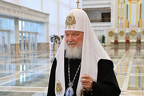 Patriarch Kirill arrives in Minsk