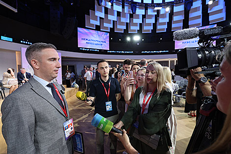 International press center opens at Slavianski Bazaar in Vitebsk