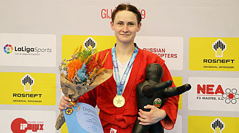 Belarus’ sambo wrestler Tatsiana Matsko earns four-time European champion title