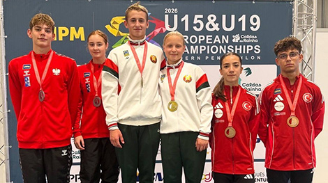 Pentathletes from Belarus win mixed relay at 2026 European U15 Championships