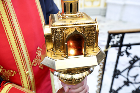 Holy Fire delivered to Minsk