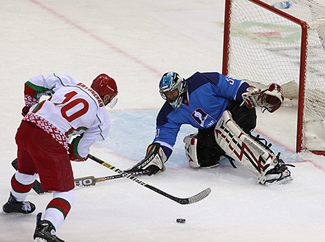 Belarus beat IIHF team at Minsk Christmas ice hockey tournament