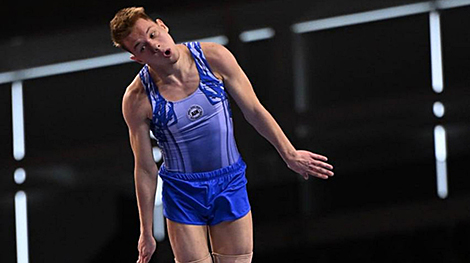 Belarus’ Builou victorious at FIG Trampoline & Tumbling World Cup in Baku