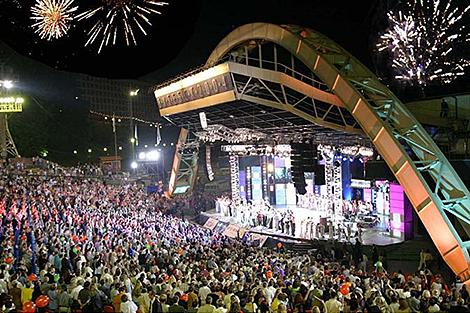 Brass bands and Ode to Peace set the tone for 13th Slavianski Bazaar