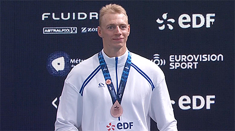Belarus’ Pekarski claims European Aquatics Championships bronze in 50m butterfly