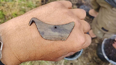 Unique amulet from 3rd millennium B.C. found in Beshenkovichi District