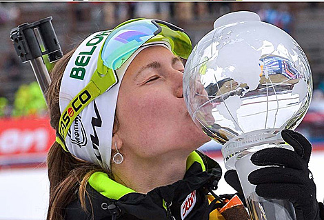 Domracheva gets Small Crystal Globe as 2014/15 Pursuit results revised