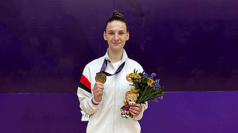 Belarus’ Yuliya Vitko wins European taekwondo gold