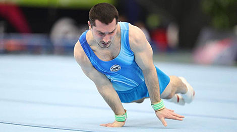 Belarus’ Sharamkou claims floor exercise gold at World Cup stage in Baku
