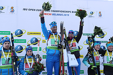 Russia win Single Mixed Relay gold at Raubichi