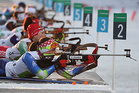 Nadezha Skardino wins Legends Race women’s mass start