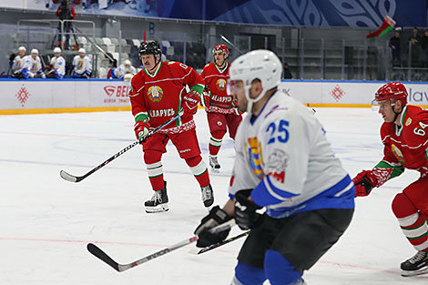 Belarus President’s team win amateur ice hockey tournament for 11th time