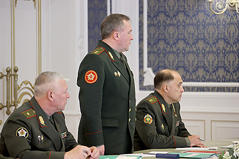 Lukashenko: Military must take all measures to prevent war in Belarus